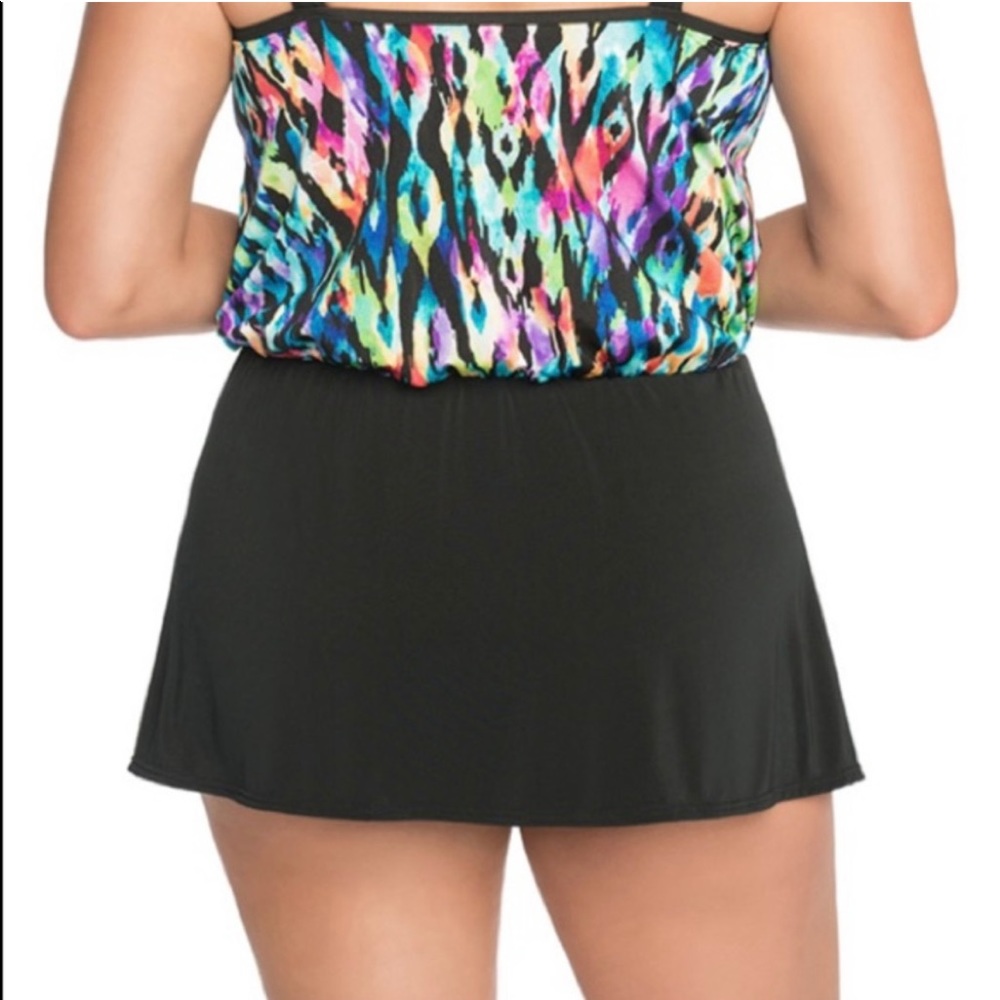 NWT- Longitude Tulum Blouson Swimdress- Size 16 - Picture 3 of 10